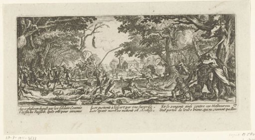 Peasants take revenge on soldiers