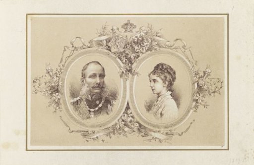 Portraits of the Couple Prince Henry and Princess Maria