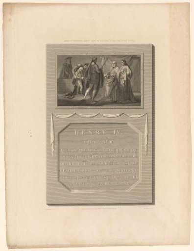 James I being introduced to his teachers at the court of Henry IV