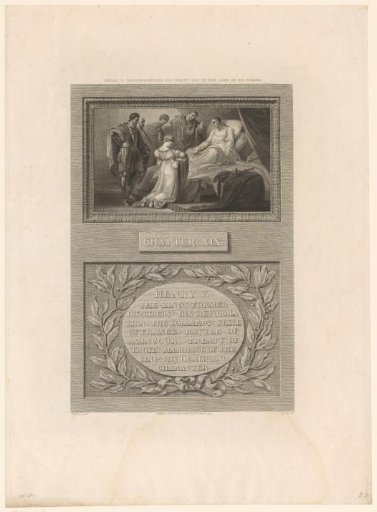 Henry V on His Deathbed Entrusts Care of His Son
