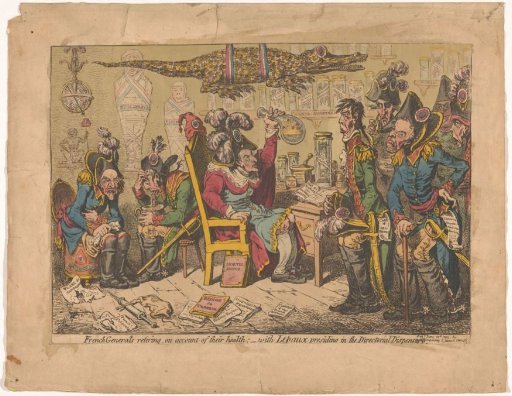 Satirical print on Louis Marie de la Révellière-Lépeaux, 1799