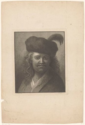 Man with a fur cap
