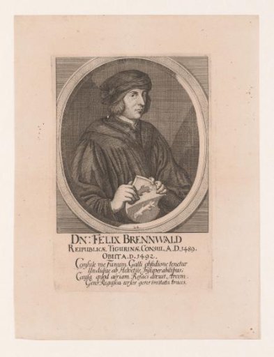 Portrait of Felix Brennwald