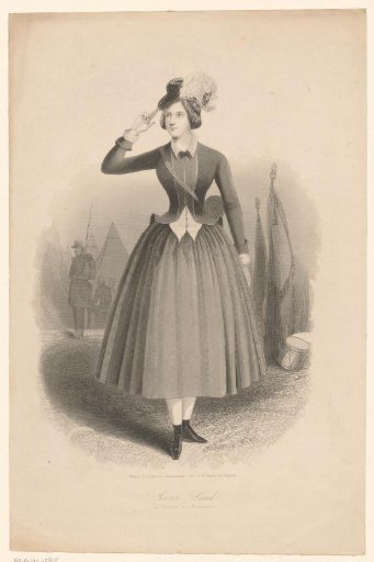 Portrait of Jenny Lind as Marie in La fille du régiment