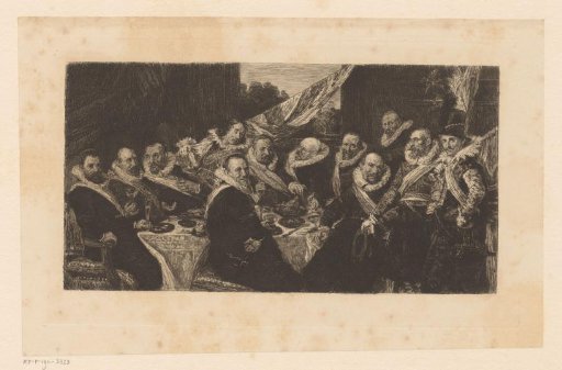 Banquet of the Officers of the Haarlem St. George Militia Company