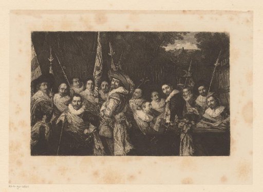 Meeting of Officers and Non-Commissioned Officers of the Haarlem Cluveniers Militia Company
