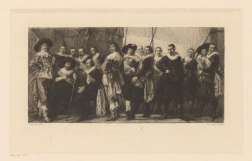 Officers and Other Militiamen of District XI in Amsterdam under the Command of Captain Reijnier Reael and Lieutenant Cornelis Michielsz Blaeuw, Known as 'The Lean Company'