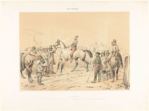Decline and sale of the horse Brillant