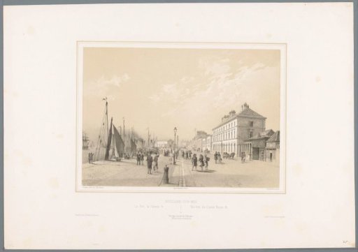 View of the Harbour and the Customs House of Boulogne-sur-Mer
