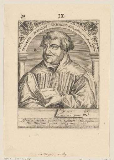 Portrait of Georg III von Anhalt-Plötzkau