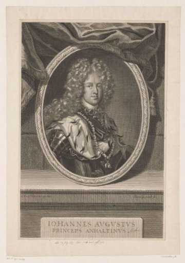 Portrait of Johann August von Anhalt-Zerbst