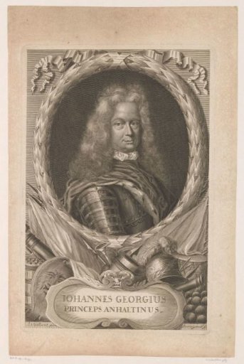 Portrait of Johann Georg II von Anhalt-Dessau