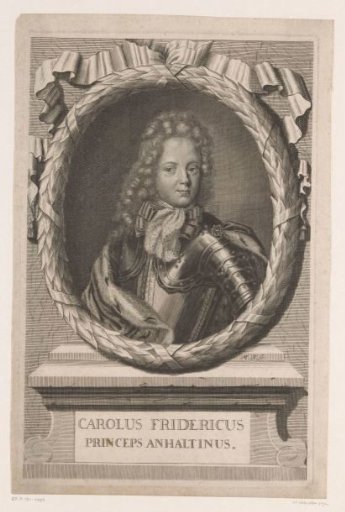 Portrait of Carl Friedrich von Anhalt-Bernburg