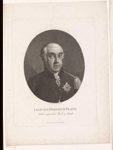 Portrait of Leopold III Friedrich Franz von Anhalt-Dessau