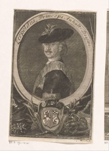 Portrait of Leopold I von Anhalt-Dessau