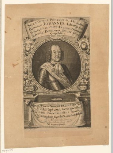 Portrait of Johann VI von Anhalt-Zerbst