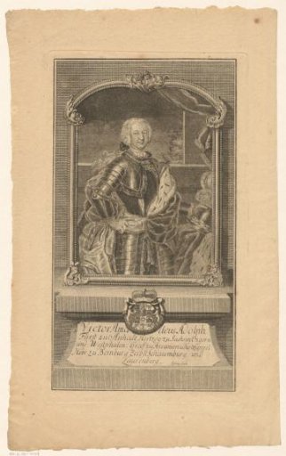 Portrait of Viktor Amadeus Adolf von Anhalt-Bernburg-Schaumburg-Hoym
