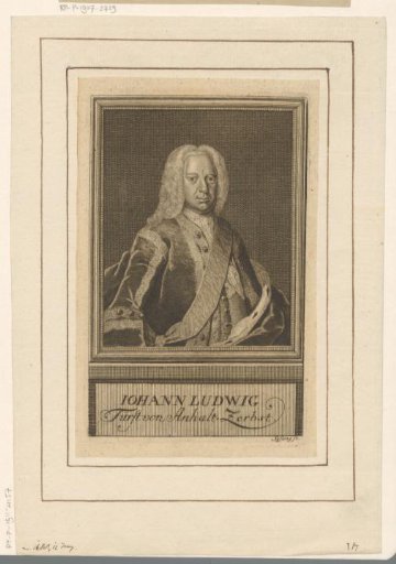 Portrait of Johann Ludwig II von Anhalt-Zerbst