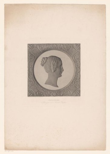 Portrait medallion of Frederica Louise, Princess of Prussia