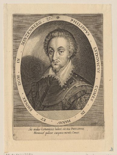 Portrait of Philipp Ludwig II, Count of Hanau-Münzenberg