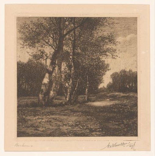 Landscape with trees