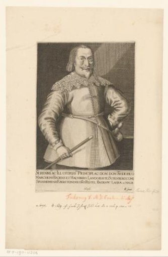 Portrait of Frederick V of Baden-Durlach