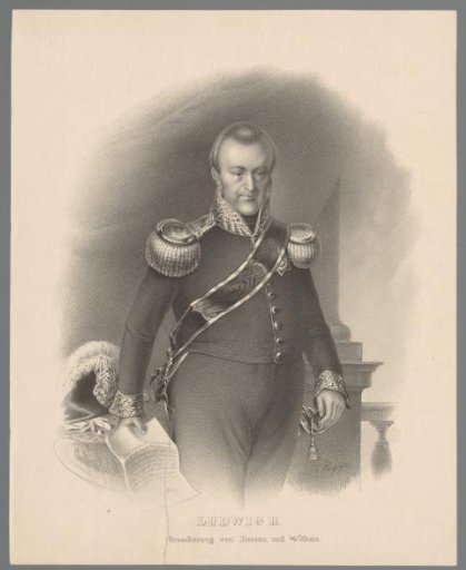 Portrait of Louis II of Hesse-Darmstadt