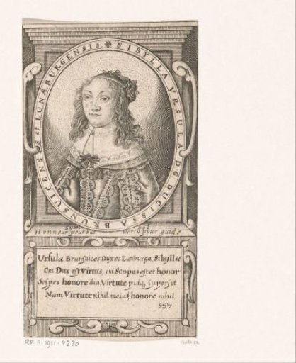 Portrait of Sibylla Ursula von Braunschweig-Wolfenbüttel