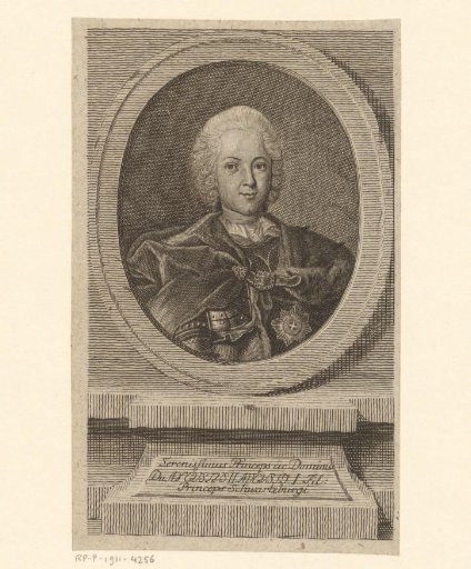 Portrait of August II von Schwarzburg-Sondershausen