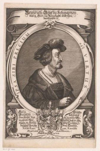 Portrait of Heinrich XXIII, Count of Schwarzburg-Rudolstadt