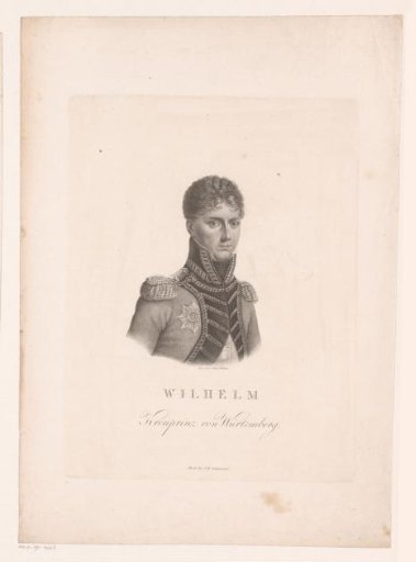 Portrait of William I, King of Württemberg