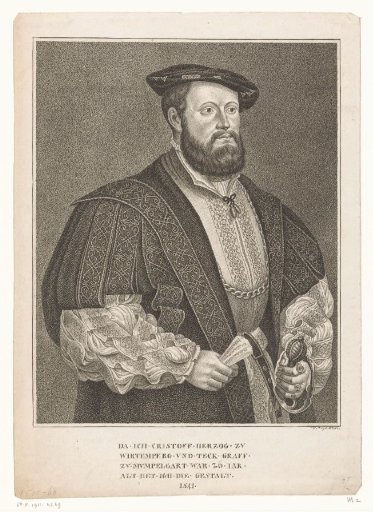 Portrait of Christoph of Württemberg