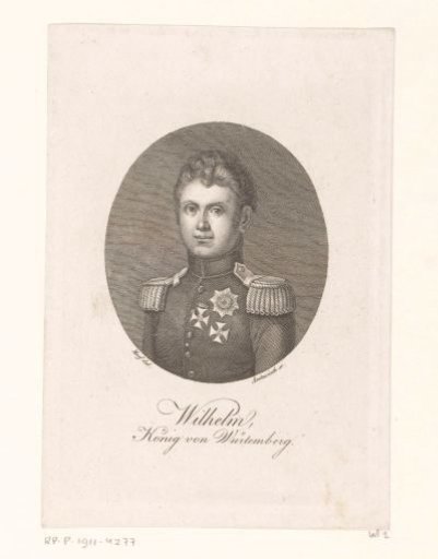 Portrait of William I of Württemberg