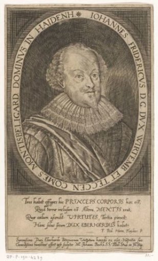 Portrait of Johann Friedrich von Württemberg