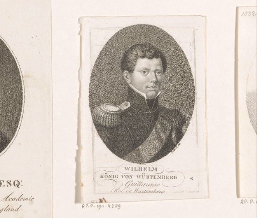 Portrait of William I, King of Württemberg