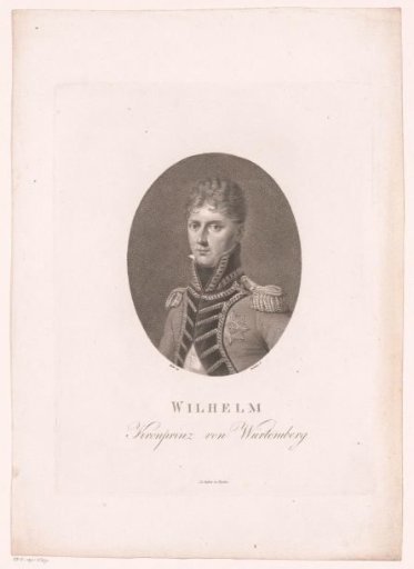 Portrait of William I of Württemberg as crown prince