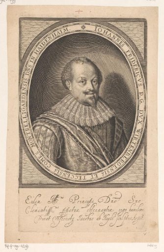 Portrait of Johann Friedrich von Württemberg