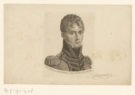 Portrait of William I, King of Württemberg