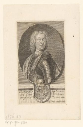Portrait of Eberhard IV Ludwig of Württemberg