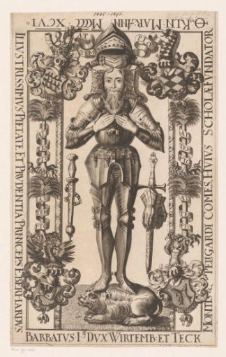 Tombstone of Eberhard I, Duke of Württemberg
