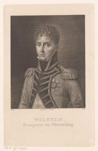 Portrait of William I, King of Württemberg