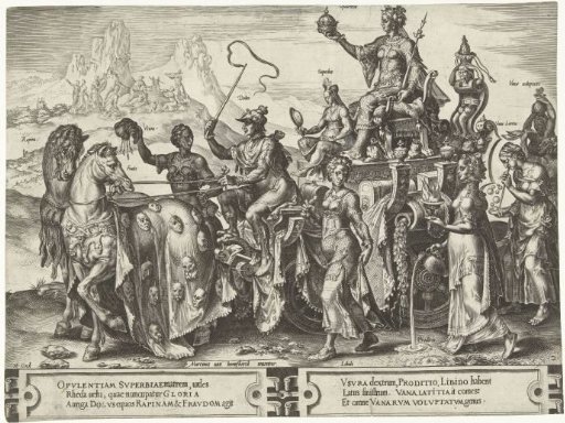 Triumphal Chariot with Wealth (Opulentia)