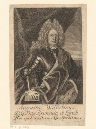 Portrait of August Wilhelm von Braunschweig-Lüneburg
