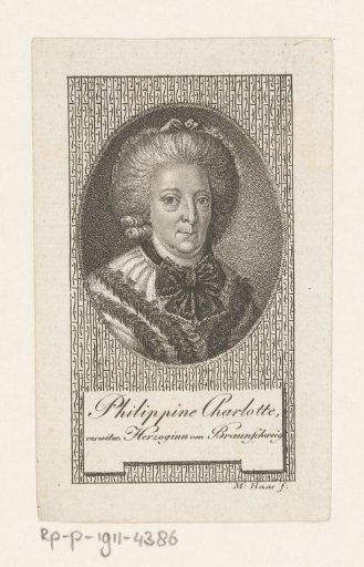 Portrait of Philippine Charlotte von Braunschweig-Lüneburg