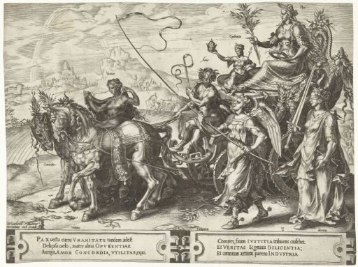 Triumphal Chariot with Peace (Pax)