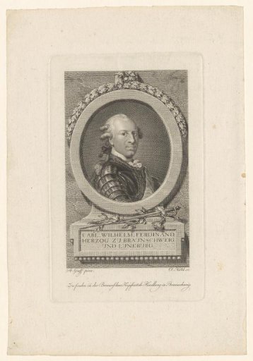 Portrait of Karl Wilhelm Ferdinand von Braunschweig-Wolfenbüttel