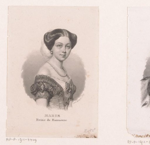 Portrait of Queen Marie of Hanover, born Princess of Saxe-Altenburg