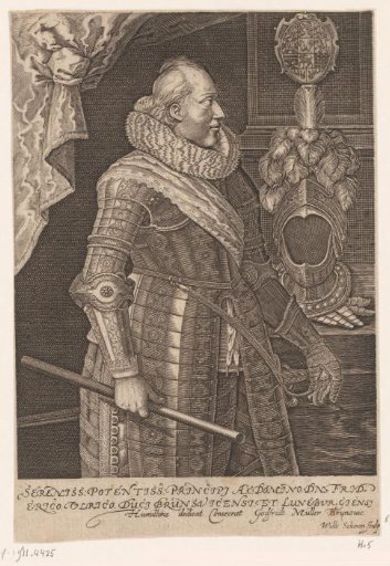 Portrait of Friedrich Ulrich Braunschweig-Lüneburg, Duke of Wolfenbüttel