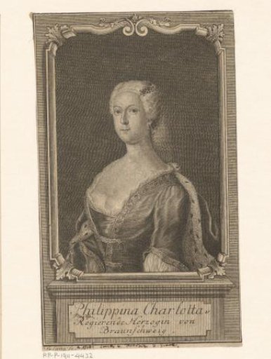 Portrait of Philippina Charlotte, Princess of Prussia