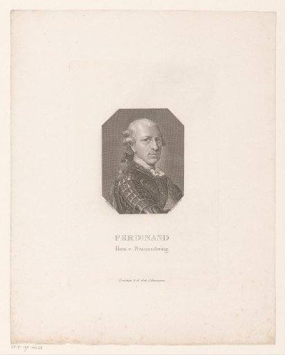 Portrait of Ferdinand, Duke of Brunswick-Wolfenbüttel